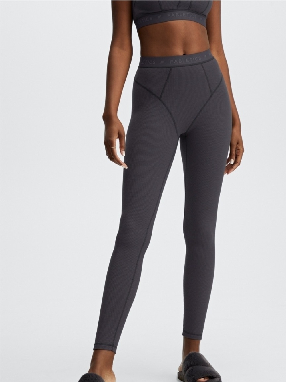 Fabletics Waffle High-Waisted Legging